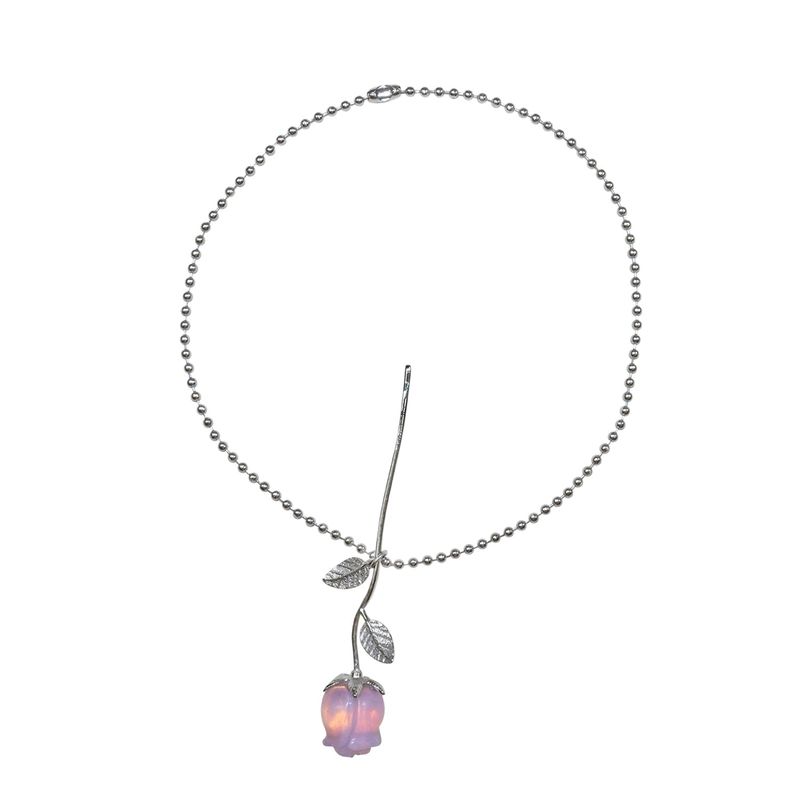 hurjaboyacc（ホジャボーイアクセ）の「ローズドロップネックレス（アクセサリー）」