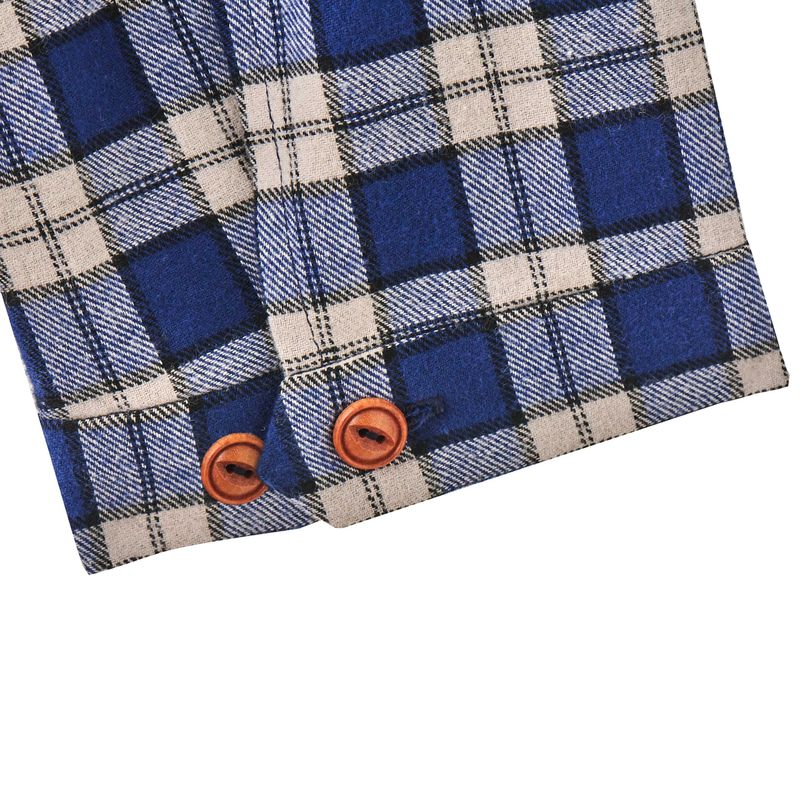 LAMB LIVELIHOOD CHECK PULLOVER HOODIE
