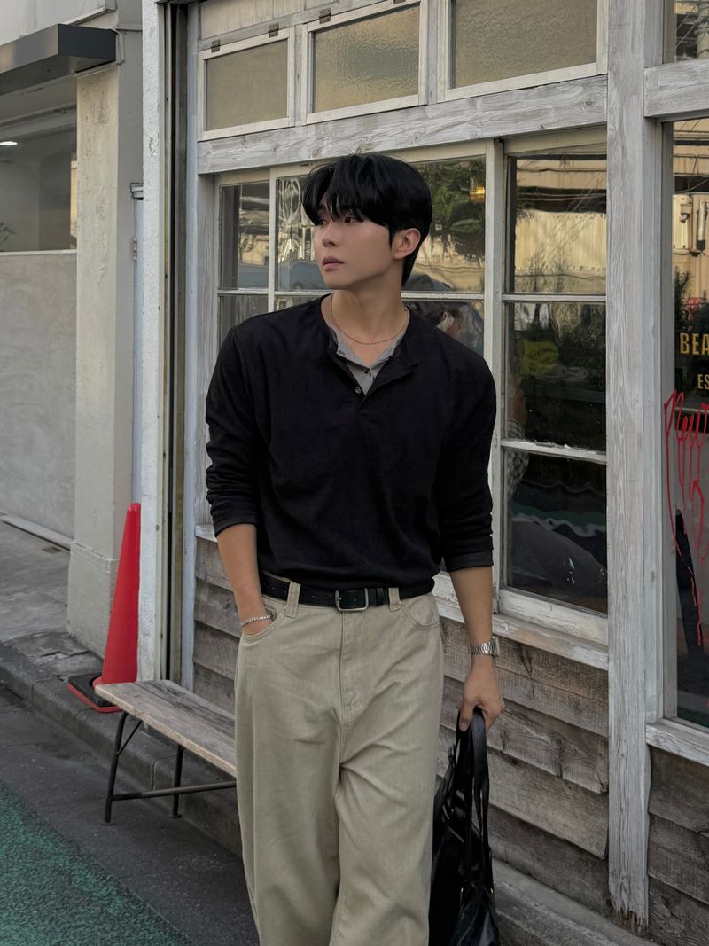 Baki herringbone balloon pants