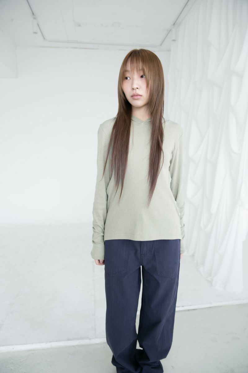 side button flat hood top(3colors)