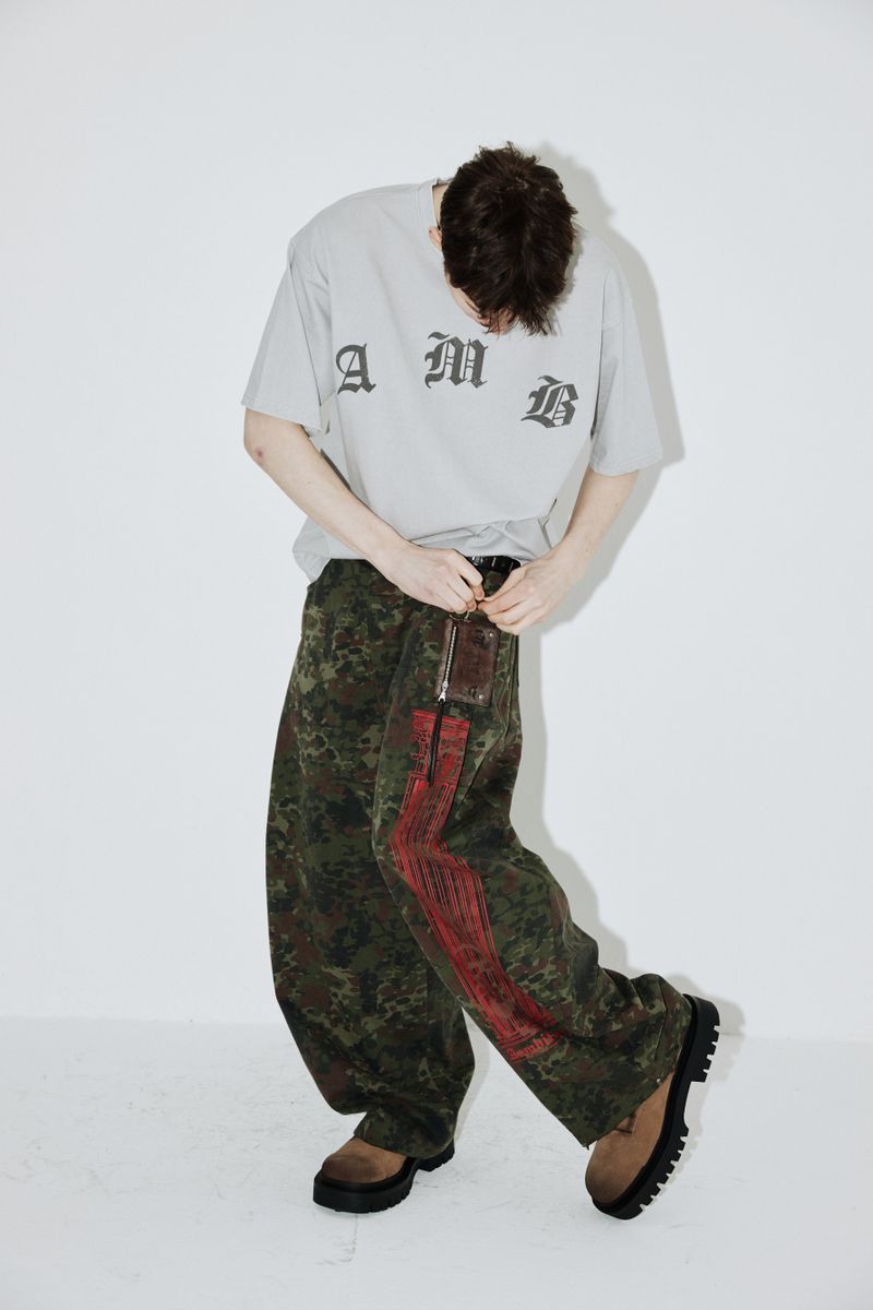 Vintage Paisley T-shirts (Ashed-gray)