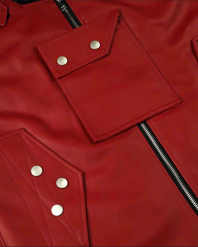 LEATHER BULLETPROOF GILE (Red)