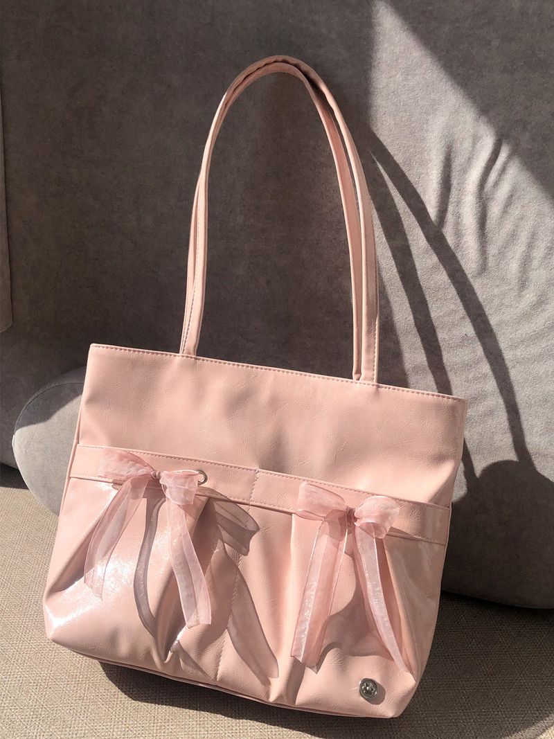 ovuni（オーブニ）の「Easy ribbon bag_pink（Bags）」