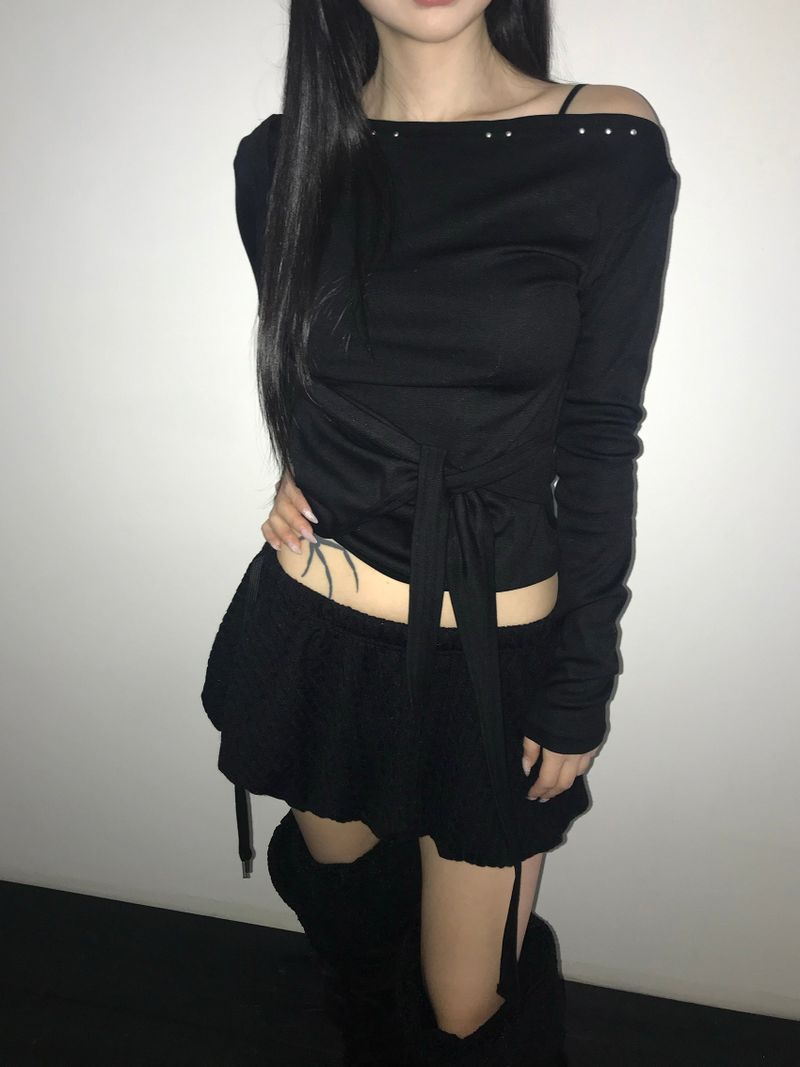 stud tie top(3 color)