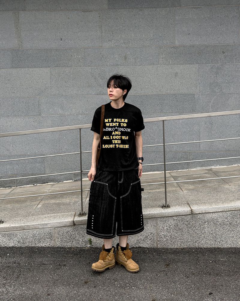 Broden Lettering Printed Short Sleeve