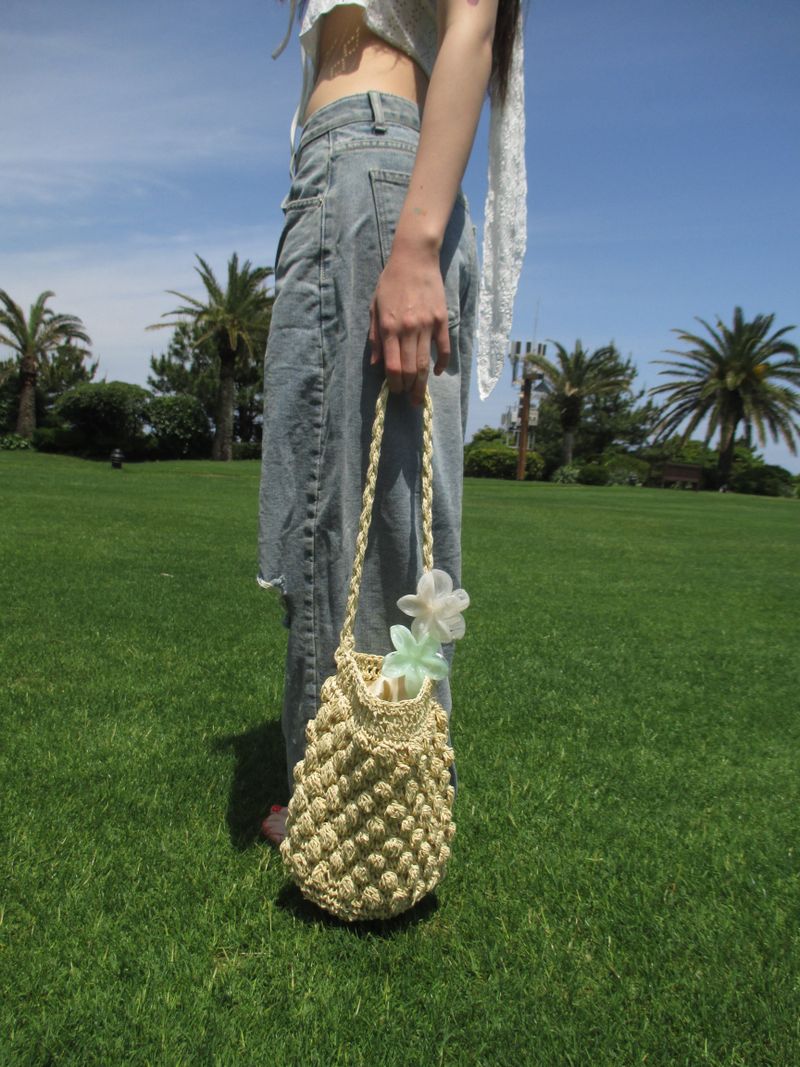 pine rattan bag