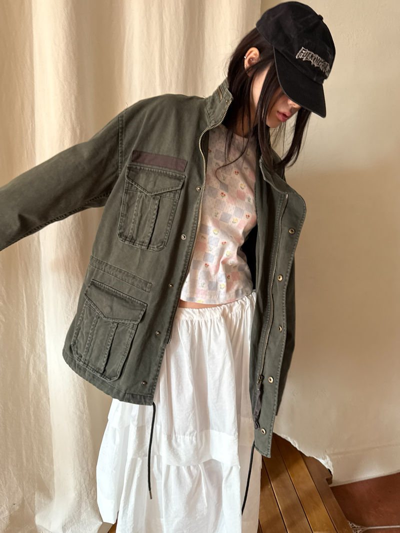 washed field jacket