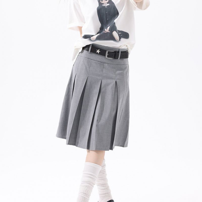 Preppy Reversible Academy Stripe Mini Skirt