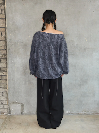 CAT TAIL CAMO OFF SHOULDER