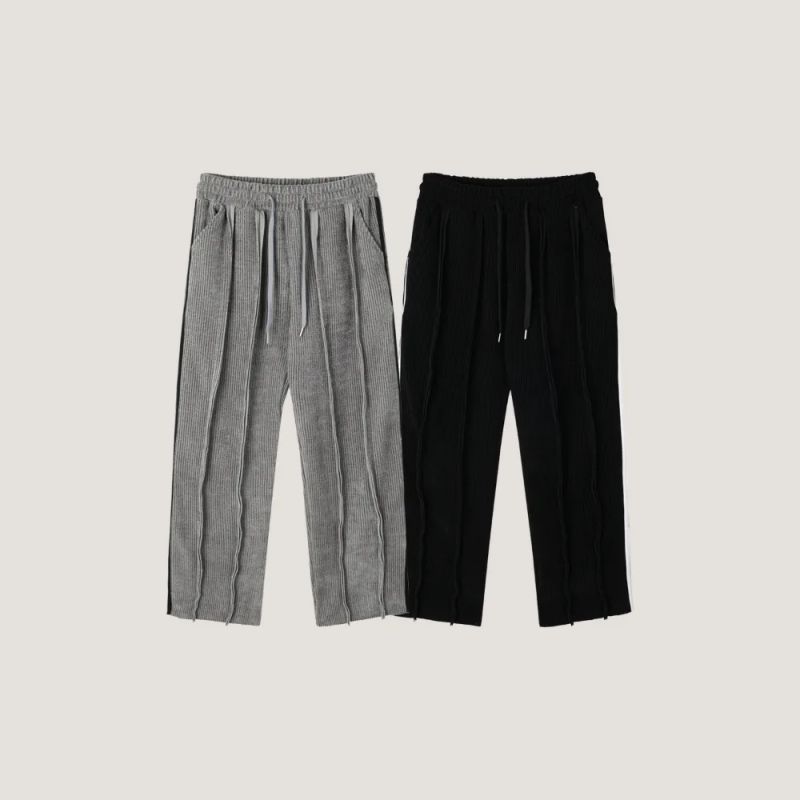 LMN Slay Velour Brushed Wide Pants (2 colors)