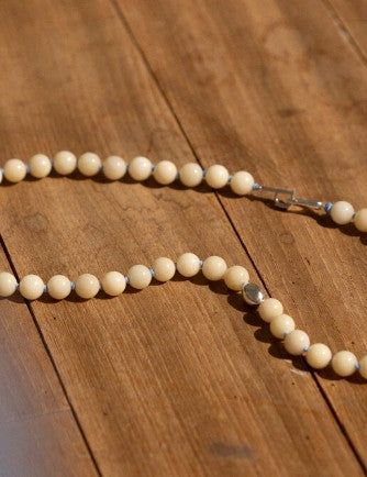 Cream Pebble Necklace
