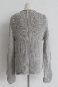 CHUNKY KNIT OVERSIZED PULLOVER (4COLORS!)