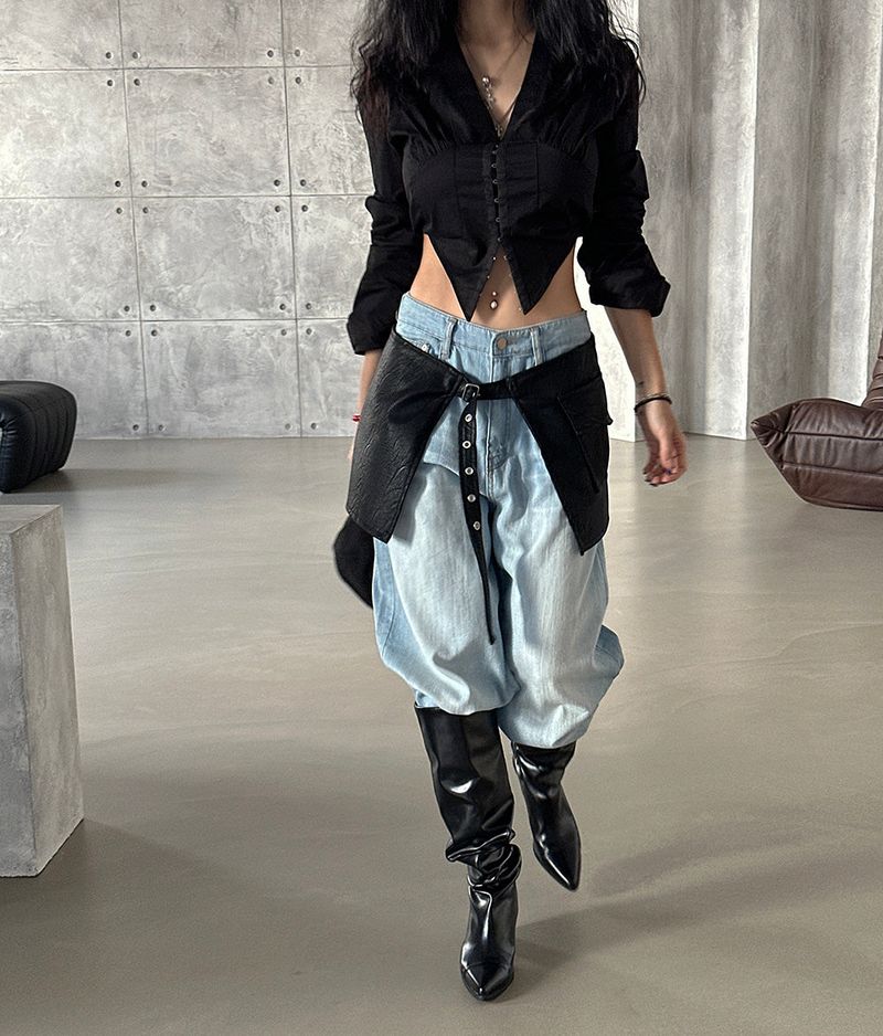 a corset hook shirt