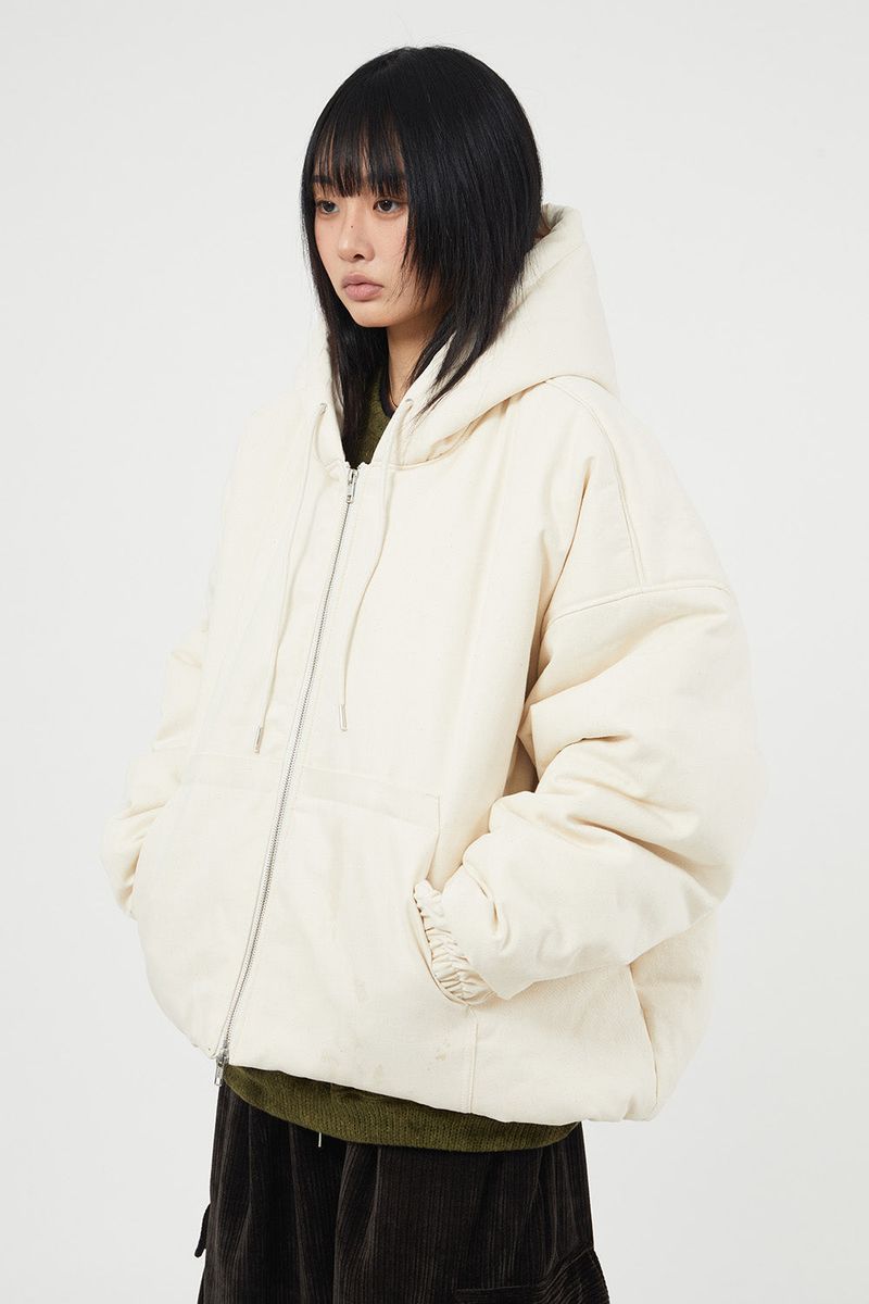 Raucohouse(ラウコハウス)の「Bytom denim hooded padded jumper(Jackets/Outerwear)」