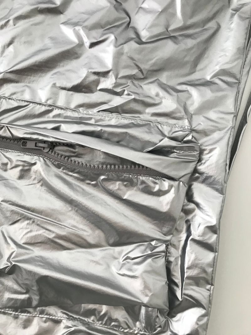 Future silver backpack