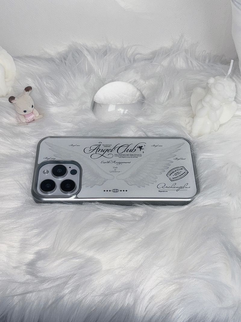 Angel Club Wing Bumper Case Silver