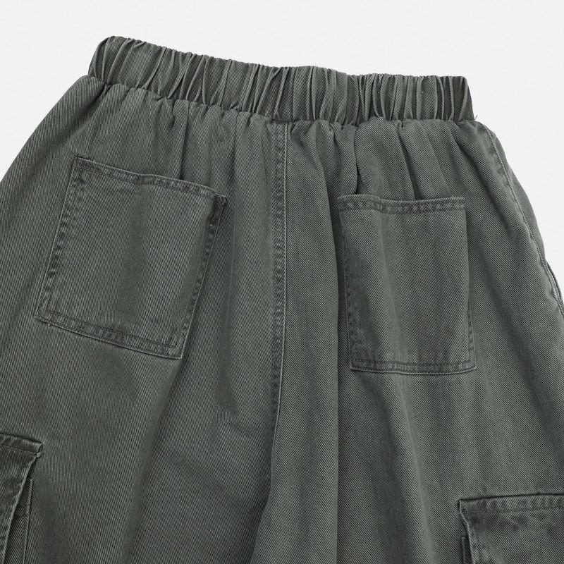 Cold-Washed Cargo Pants (6 Colors)