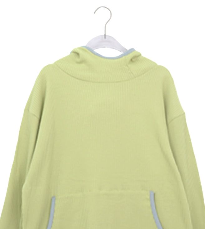 [unisex] Sherne Over Fit Waffle Zipper Hoodie