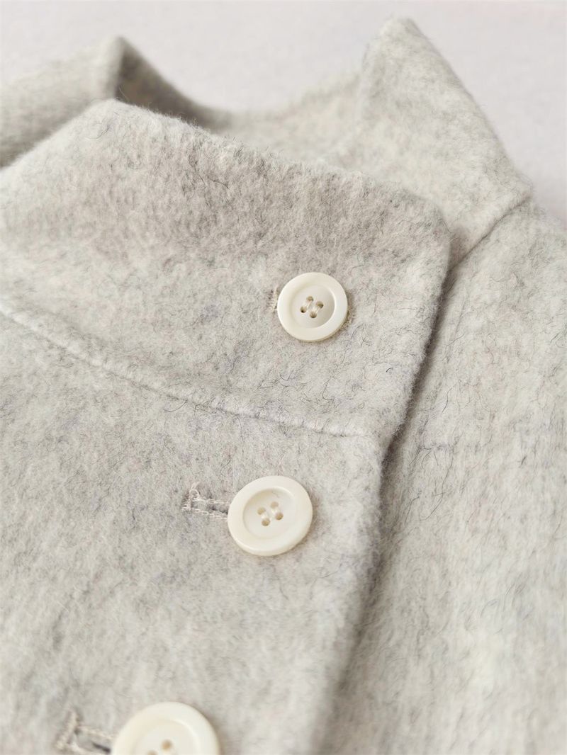 London Museum Double-face Wool Long Coat