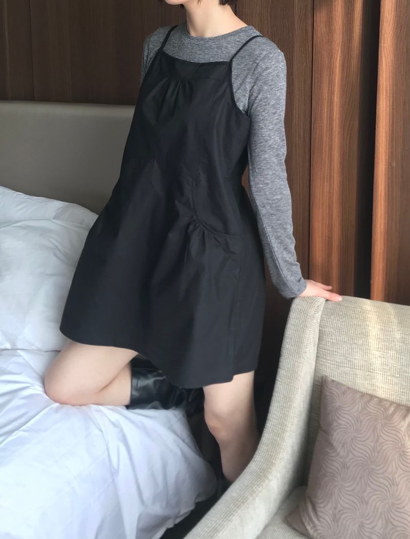 Layered sleeveless ops