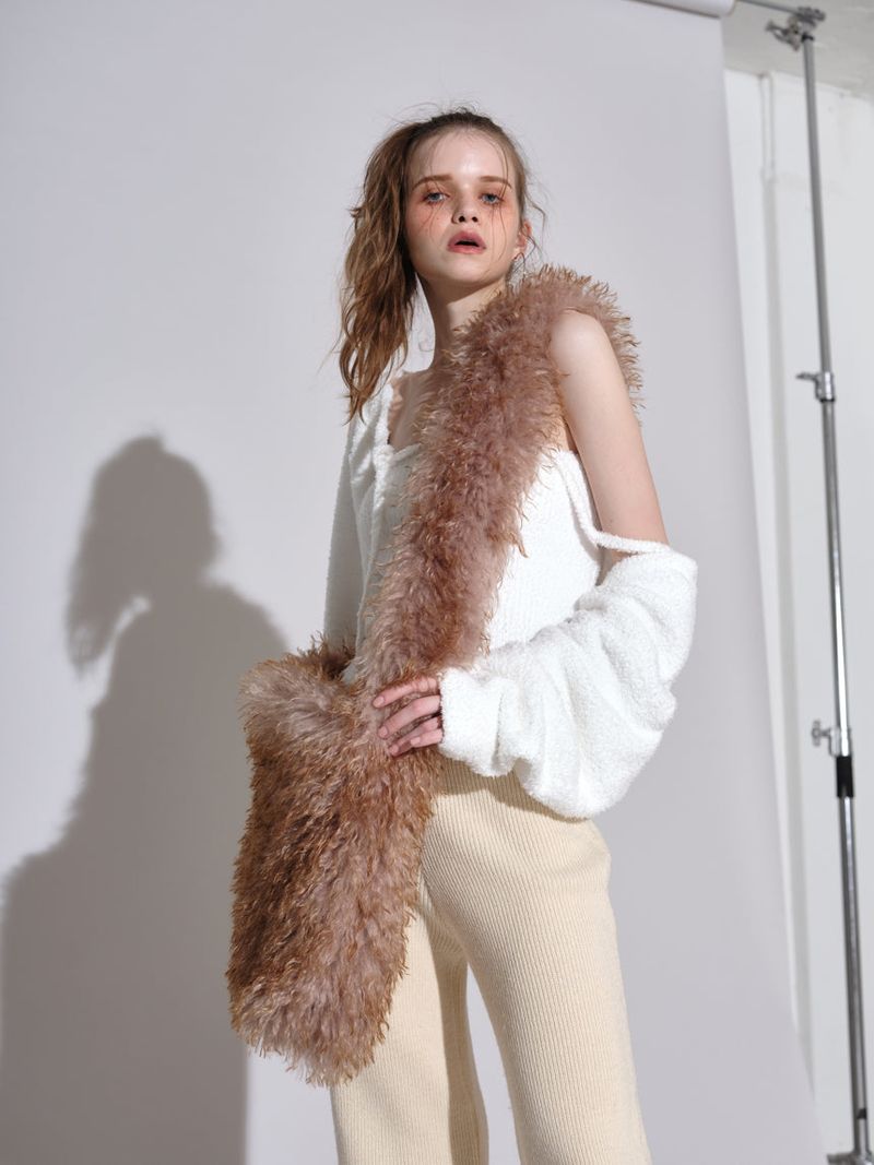 FUR BIG CROSS BAG