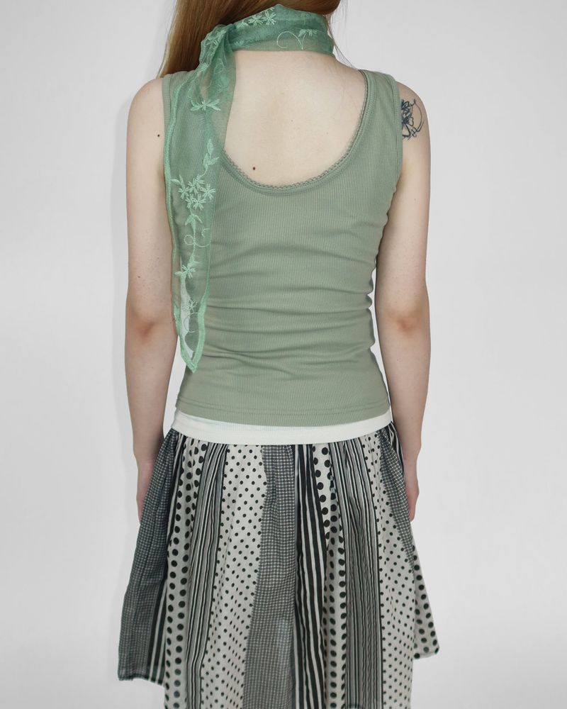 SAGE WRAP V-NECK CAMI