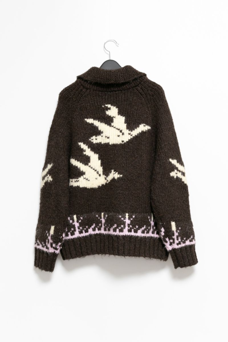 bird cowichan cardigan(2colors)