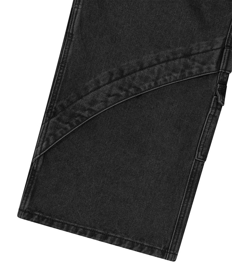 WIDE CARGO DENIM PANT