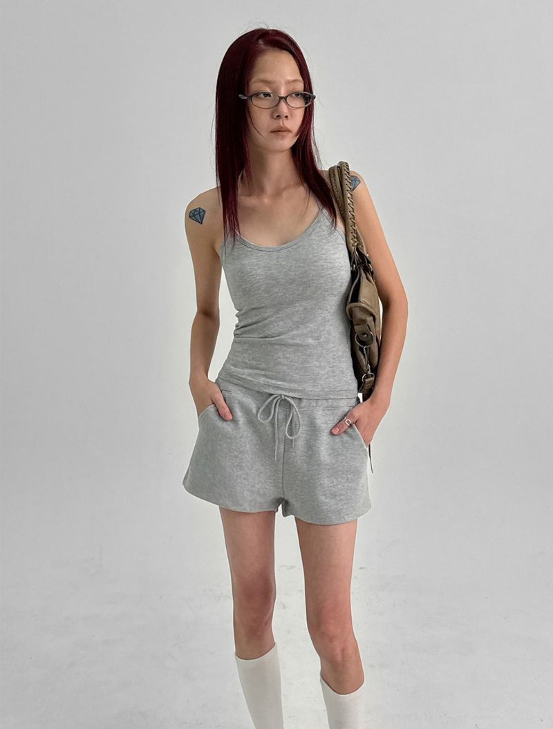 [MADE] Chico Halter String Sleeveless (Built-in Bra)