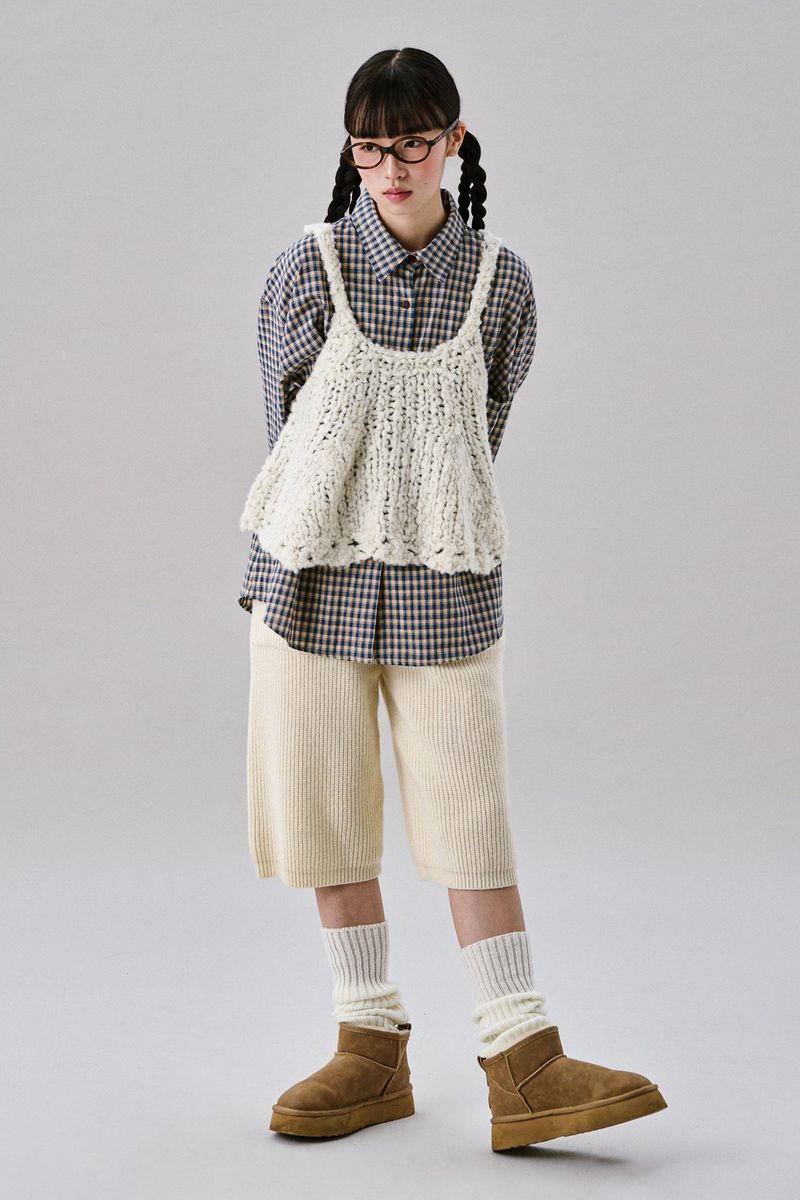 Handmade Frill Knit top