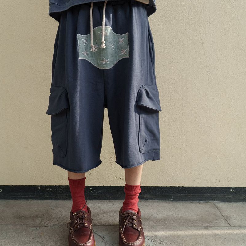 Champ bermuda sweatpants / Navy