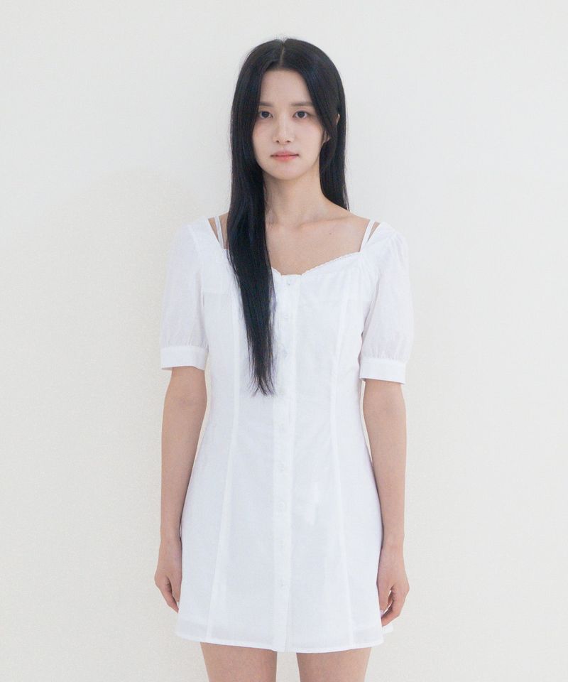 Not your rose（ノットユアローズ）の「Bella dress (White)（Dresses）」