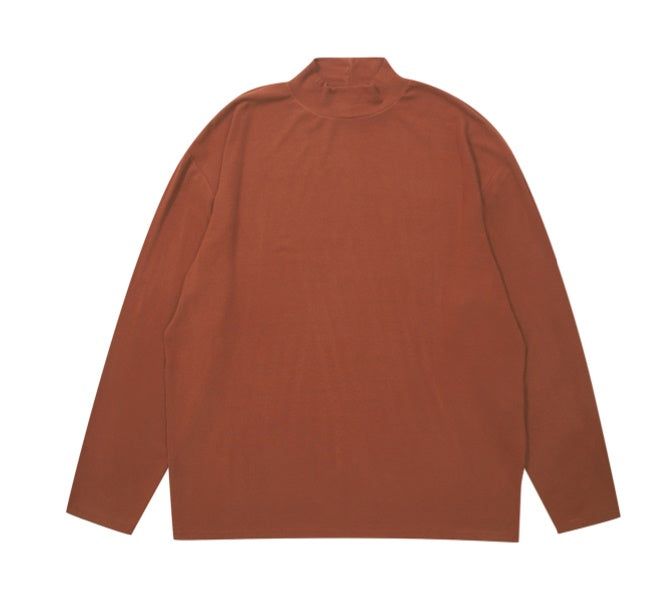 Basic Hlaf Tutleneck knit t-shirt_11color