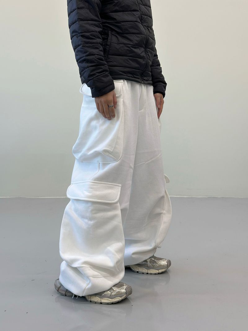Double Pocket Multi Cargo Sweatpants 4C