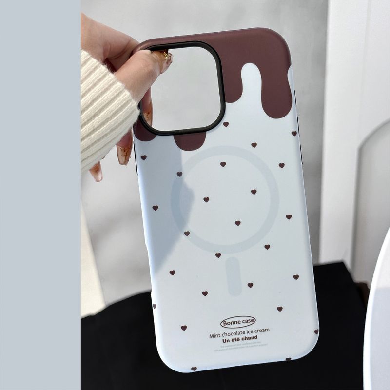 Summer Blue Mint Ice Cream Pop-up Stand Case