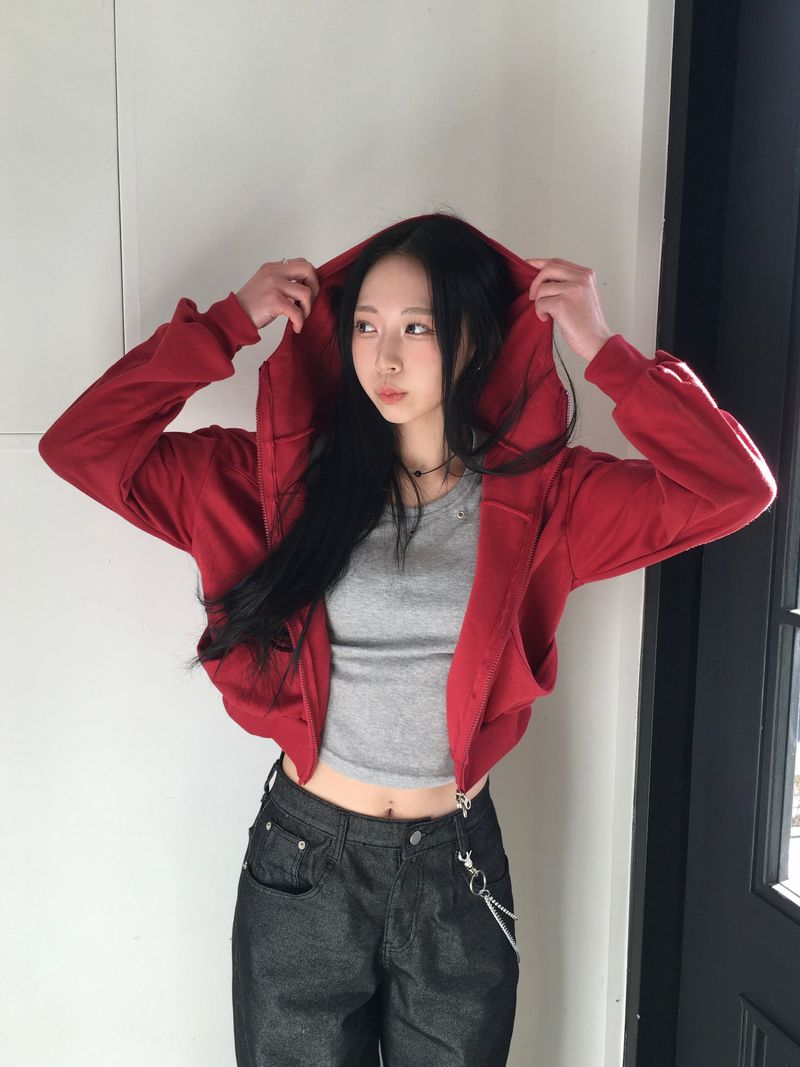 Labo High Neck Hooded Zip-Up (7c)