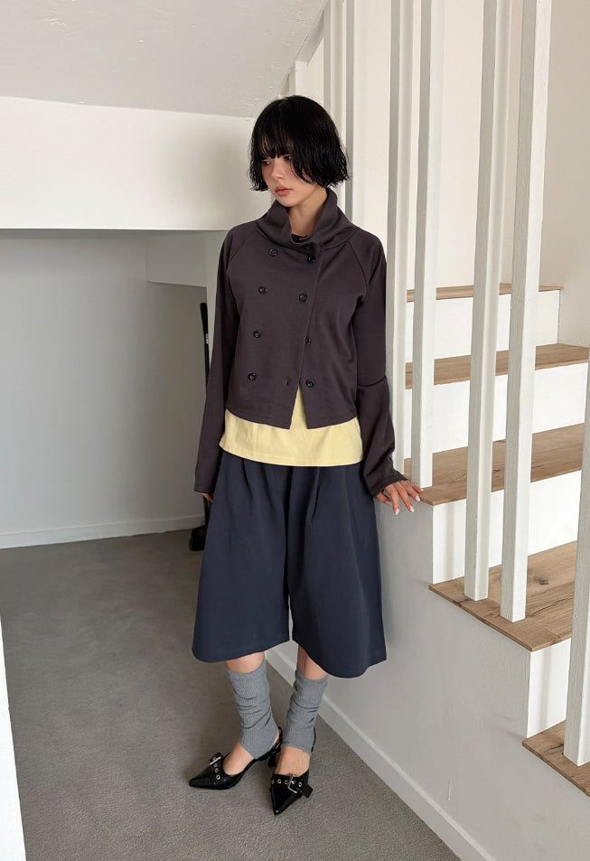 SHIRRING FLARE SLEEVELESS