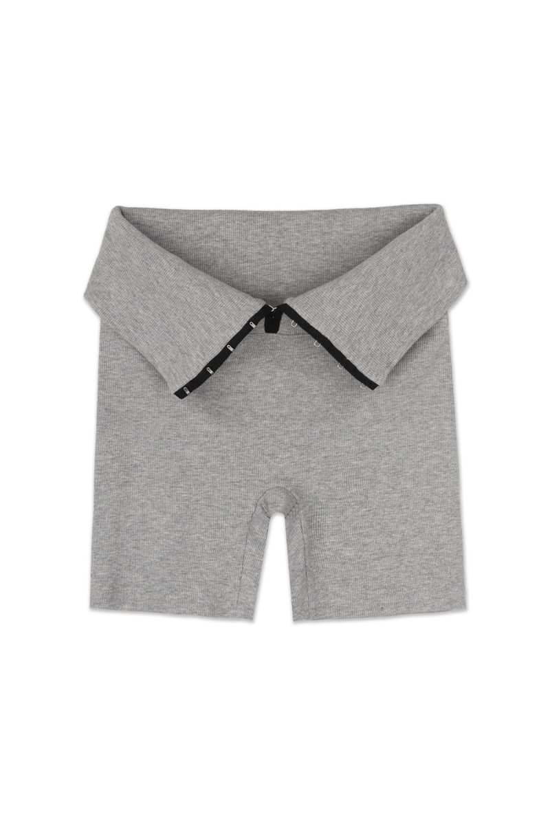 CORSET SHORT LEGGINGS (GRAY)