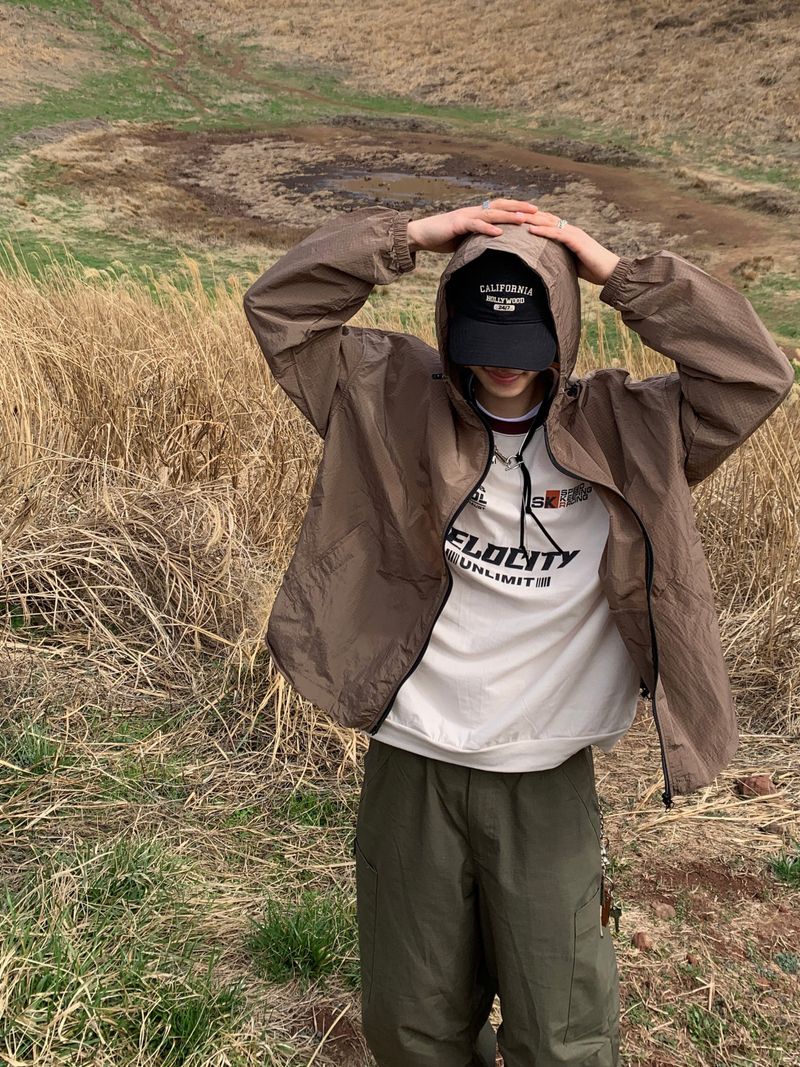 Tile Check Windbreaker (4 Colors)