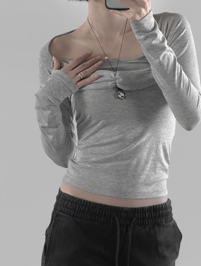 Freshwater pearl net long necklace