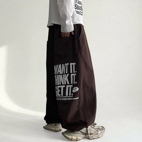 voarc（ボアク）の「Wot Back Printed Banding Nylon Balloon Fit Wide Pants（Pants）」