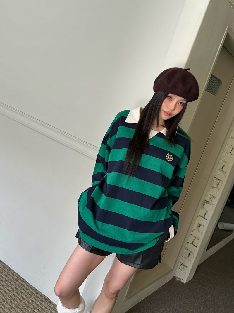 Stripe rugby T