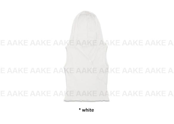 DIAGONAL BUTTON HOODED TOP