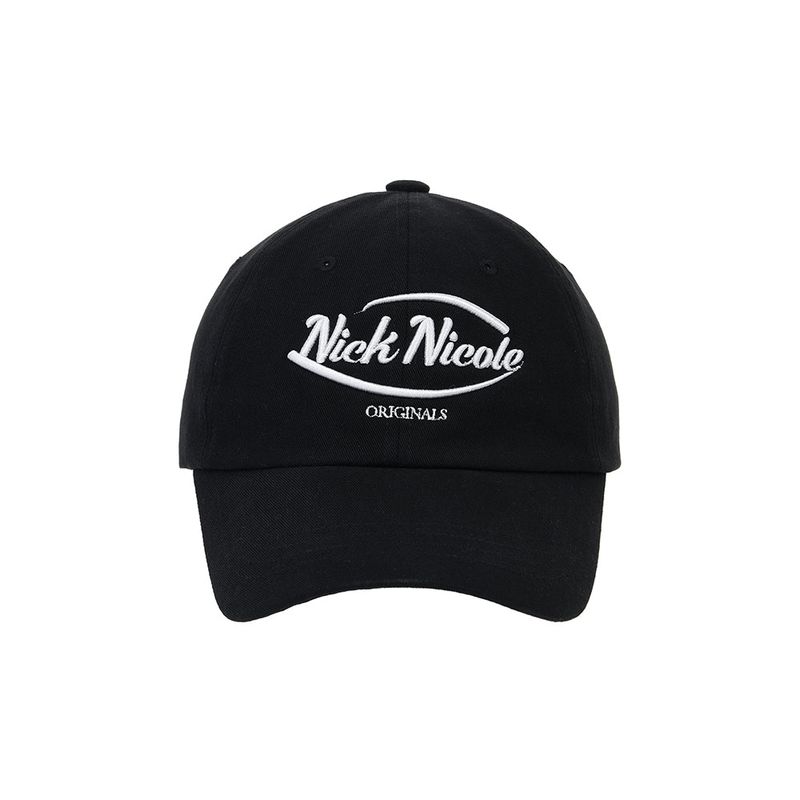 NICK&NICOLE(ニック&ニコール)の「NICOLE ORIGINALS LOGO BALL CAP_BLACK(Hats)」