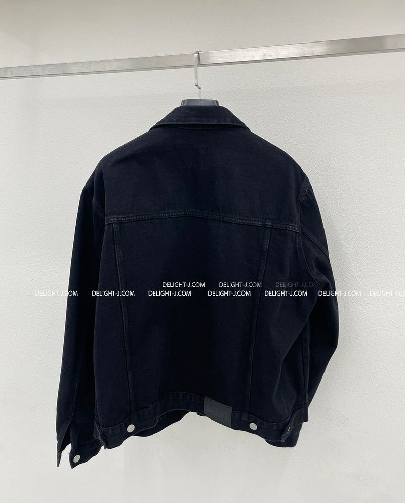 [UNISEX] Carpenter Black Denim Jacket