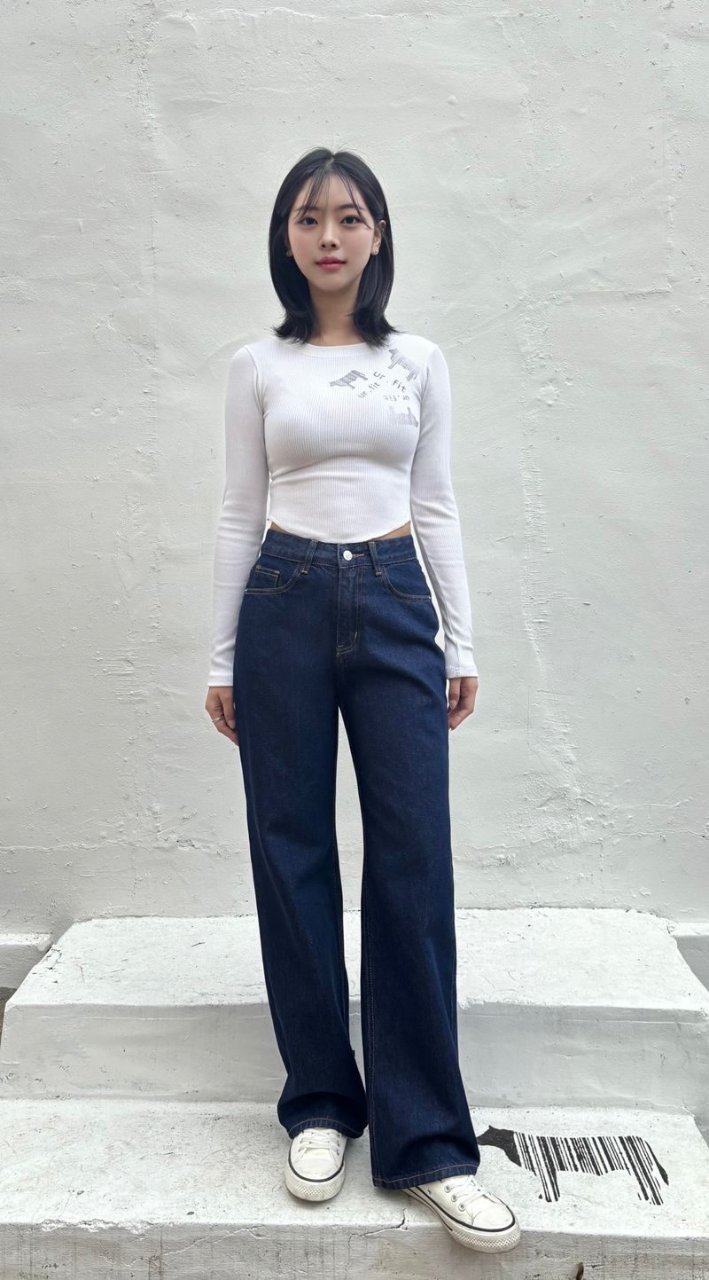 DARK BLUE CLASSIC DENIM PANTS code 18316