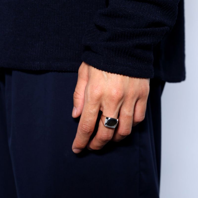 【MADE】 Men's signet ring glossy