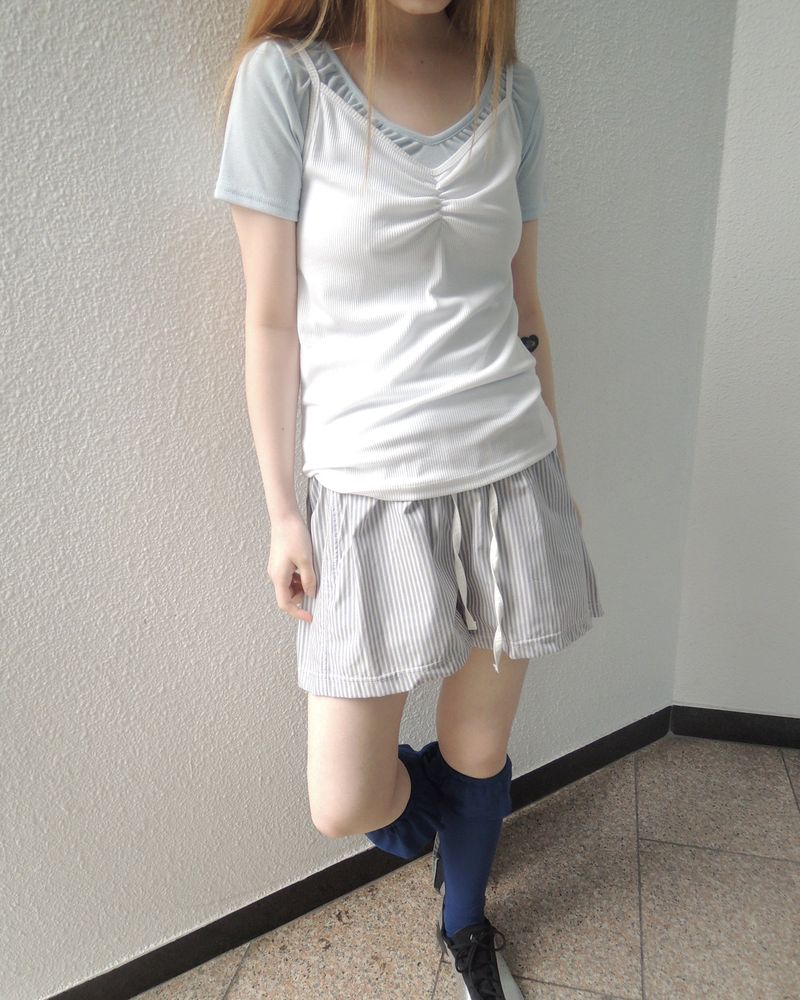 SIO SHIRRING CAMI