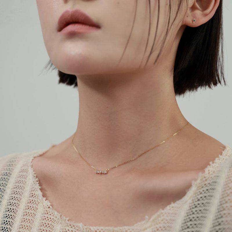 14K gold nar necklace