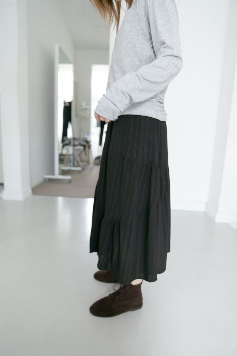 omoosoohy（オムスヒ）の「rocher flare skirt(2colors)（Skirts）」